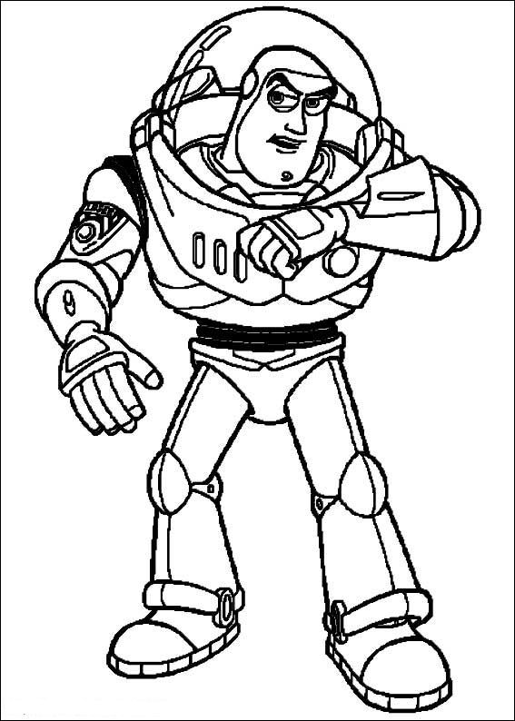 Plansa de colorat cu Toy Story 33 88